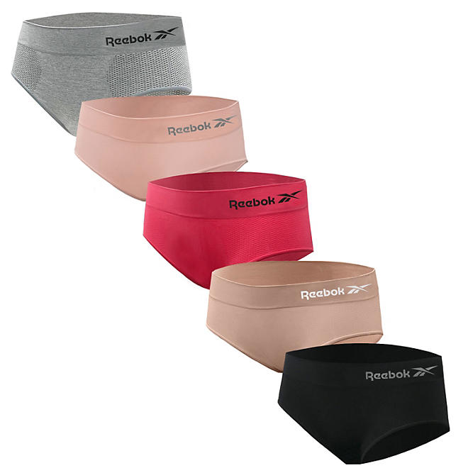 Reebok Ladies Seamless Hipster (5-Pack)